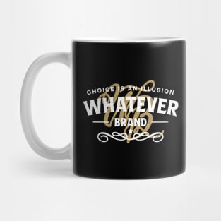 Whatever Brand (white and yellow) Mug